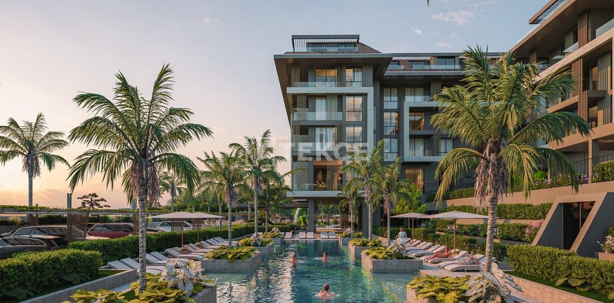 2+1 Takleilighet  i Alanya, Antalya, Tyrkia Nr. 227414