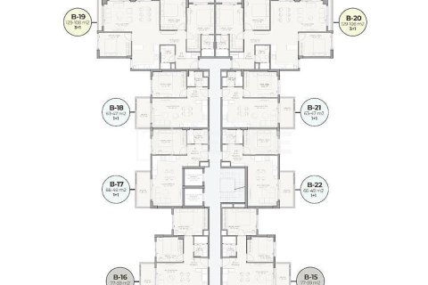 3+1 Takleilighet  i Alanya, Antalya, Tyrkia Nr. 227416 - 17
