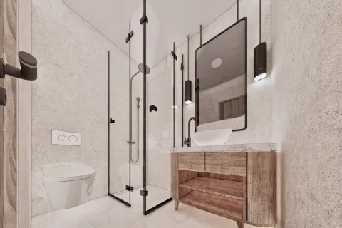 آپارتمان در  Alanya ، ترکیه 1 خوابه ، 60 متر مربع.  شماره 223483 - 19