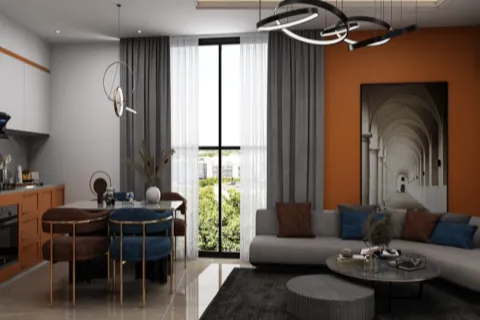 آپارتمان در  Alanya ، ترکیه 2 خوابه ، 90 متر مربع.  شماره 223482 - 15