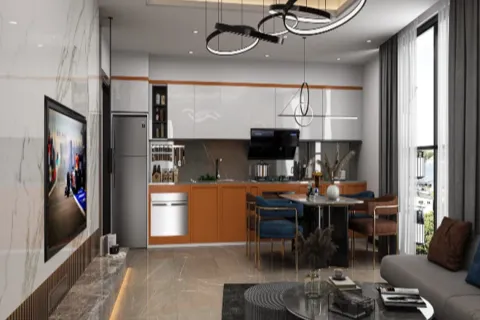 آپارتمان در  Alanya ، ترکیه 2 خوابه ، 90 متر مربع.  شماره 223482 - 17