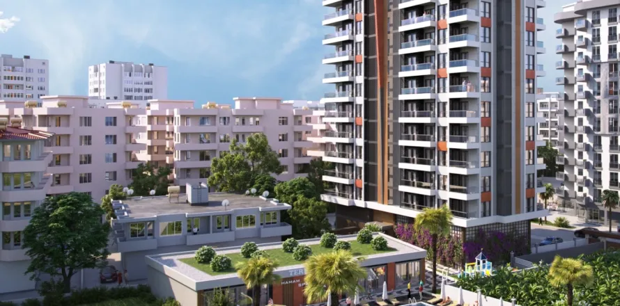 آپارتمان در  Alanya ، ترکیه 2 خوابه ، 90 متر مربع.  شماره 223482