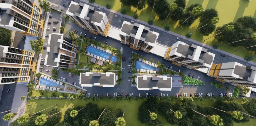 آپارتمان در  Mugla ، ترکیه 1 خوابه ، 42 متر مربع.  شماره 223484