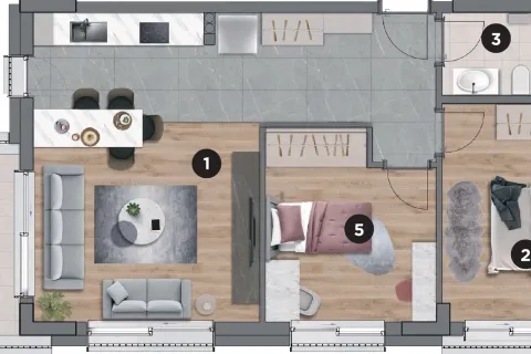 Daire 2+1 Aksu, Antalya, Türkiye №220663 - 17