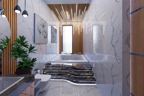 آپارتمان در  Mugla ، ترکیه 5 خوابه ، 342 متر مربع.  شماره 223524 - 23