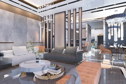 آپارتمان در  Mugla ، ترکیه 5 خوابه ، 342 متر مربع.  شماره 223524 - 30