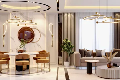 آپارتمان در  Mugla ، ترکیه 4 خوابه ، 320 متر مربع.  شماره 223525 - 24