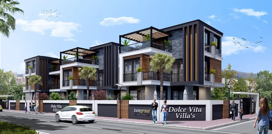 آپارتمان در  Mugla ، ترکیه 4 خوابه ، 254 متر مربع.  شماره 223529