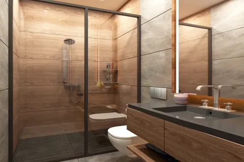 آپارتمان در  Mugla ، ترکیه 4 خوابه ، 254 متر مربع.  شماره 223529 - 29