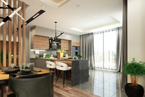 آپارتمان در  Mugla ، ترکیه 4 خوابه ، 254 متر مربع.  شماره 223529 - 16