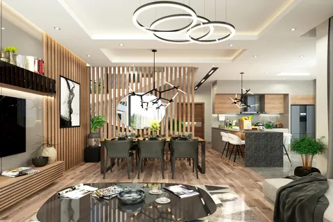 آپارتمان در  Mugla ، ترکیه 4 خوابه ، 254 متر مربع.  شماره 223529 - 12