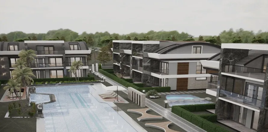 آپارتمان در  Dosemealti ، ترکیه 1 خوابه ، 50 متر مربع.  شماره 223523