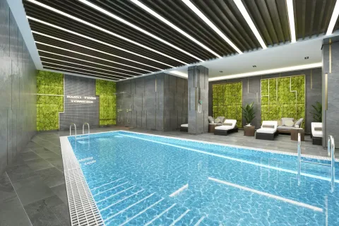 آپارتمان در  Mahmutlar ، ترکیه 1 خوابه ، 59 متر مربع.  شماره 219606 - 10