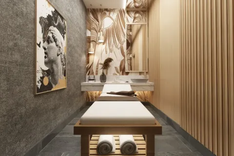 آپارتمان در  Mahmutlar ، ترکیه 1 خوابه ، 59 متر مربع.  شماره 219606 - 19