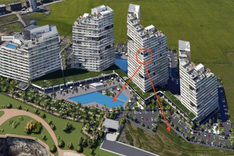 2+1 Lägenhet  i Long Beach, Iskele,  Nr. 214679 - 8