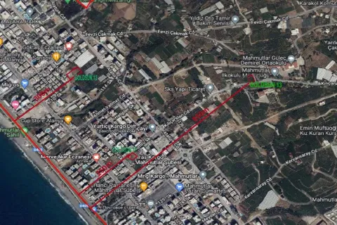 1+1 Lejlighed  i Alanya, Antalya, Tyrkiet Nr. 223654 - 7