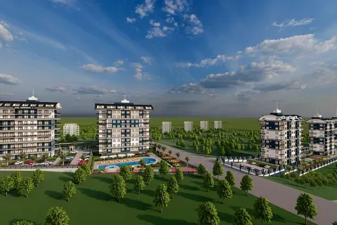 آپارتمان در  Alanya ، ترکیه 1 خوابه ، 63 متر مربع.  شماره 223656 - 14