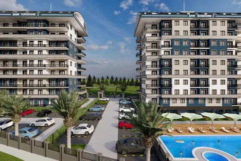 آپارتمان در  Alanya ، ترکیه 1 خوابه ، 63 متر مربع.  شماره 223656 - 2