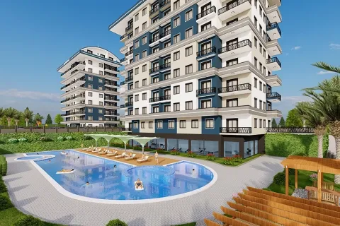 آپارتمان در  Alanya ، ترکیه 1 خوابه ، 63 متر مربع.  شماره 223656 - 18