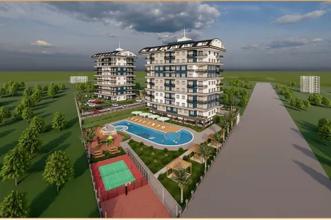 آپارتمان در  Alanya ، ترکیه 1 خوابه ، 63 متر مربع.  شماره 223656 - 15