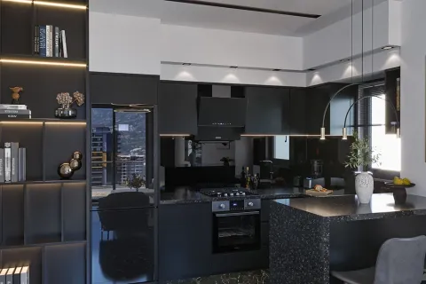 آپارتمان در  Alanya ، ترکیه 1 خوابه ، 54 متر مربع.  شماره 223653 - 23