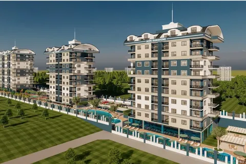 آپارتمان در  Alanya ، ترکیه 1 خوابه ، 61 متر مربع.  شماره 223655 - 1