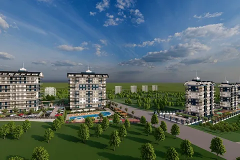 آپارتمان در  Alanya ، ترکیه 1 خوابه ، 61 متر مربع.  شماره 223655 - 8