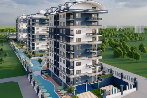 آپارتمان در  Alanya ، ترکیه 1 خوابه ، 61 متر مربع.  شماره 223655 - 12