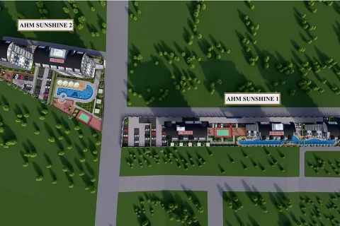 آپارتمان در  Alanya ، ترکیه 1 خوابه ، 61 متر مربع.  شماره 223655 - 9