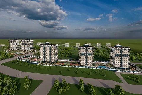 آپارتمان در  Alanya ، ترکیه 1 خوابه ، 61 متر مربع.  شماره 223655 - 2