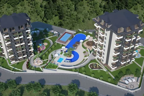 آپارتمان در  Alanya ، ترکیه 1 خوابه ، 54 متر مربع.  شماره 223650 - 30