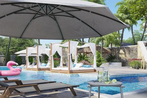 آپارتمان در  Alanya ، ترکیه 1 خوابه ، 54 متر مربع.  شماره 223650 - 2