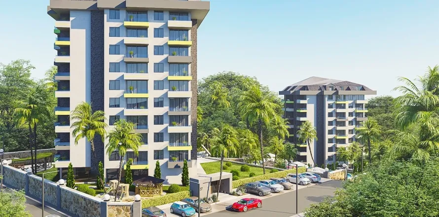 آپارتمان در  Alanya ، ترکیه 1 خوابه ، 54 متر مربع.  شماره 223650