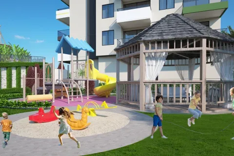 آپارتمان در  Alanya ، ترکیه 1 خوابه ، 54 متر مربع.  شماره 223650 - 21