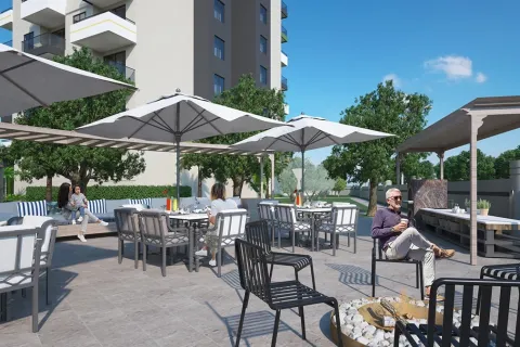 آپارتمان در  Alanya ، ترکیه 1 خوابه ، 54 متر مربع.  شماره 223650 - 20