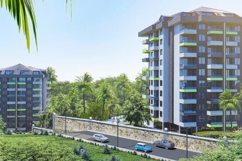 آپارتمان در  Alanya ، ترکیه 1 خوابه ، 54 متر مربع.  شماره 223650 - 14