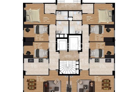 آپارتمان در  Istanbul ، ترکیه 3 خوابه ، 130 متر مربع.  شماره 221609 - 20