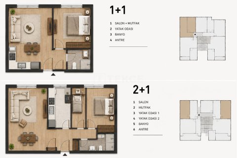 Продажа квартиры в Анталье, Турция 1+1, 65м2, №237535 – фото 13