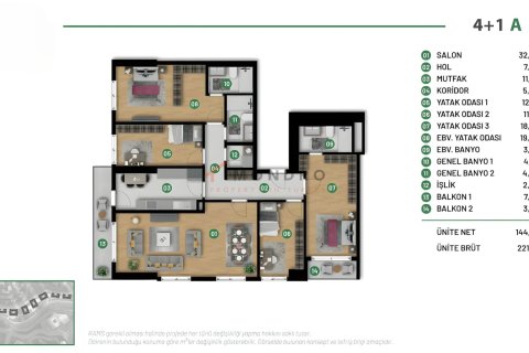 Продажа квартиры  в Сарыере, Стамбуле, Турция 1+1, 53м2, №221210 – фото 21