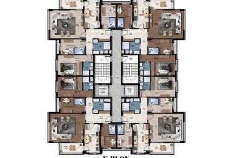 3+1 Wohnung  in Antalya, Türkei Nr. 213008 - 10