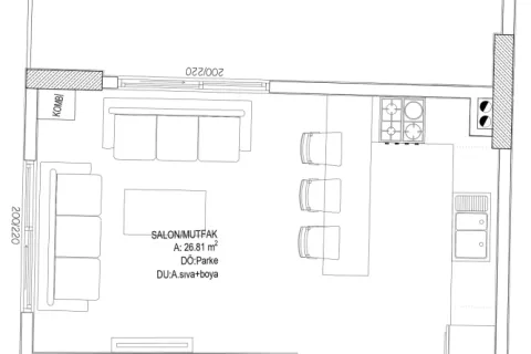 2+1 Lejlighed i Aksu, Antalya, Tyrkiet Nr. 220900 - 18