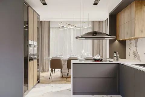 آپارتمان در  Mugla ، ترکیه 4 خوابه ، 328 متر مربع.  شماره 223932 - 8