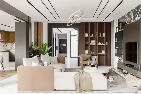 آپارتمان در  Mugla ، ترکیه 4 خوابه ، 328 متر مربع.  شماره 223932 - 11