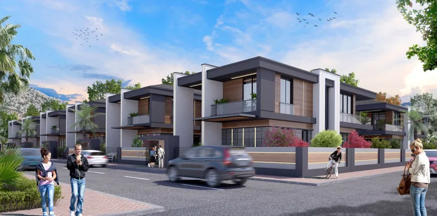 آپارتمان در  Mugla ، ترکیه 4 خوابه ، 328 متر مربع.  شماره 223932