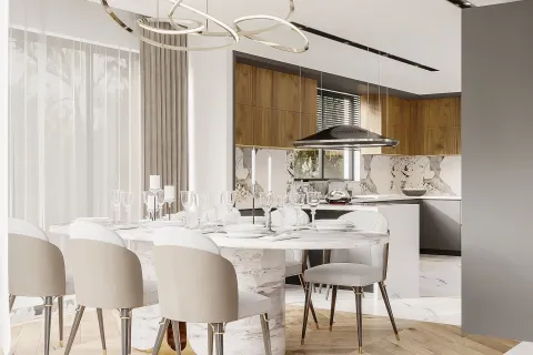 آپارتمان در  Mugla ، ترکیه 4 خوابه ، 328 متر مربع.  شماره 223932 - 22