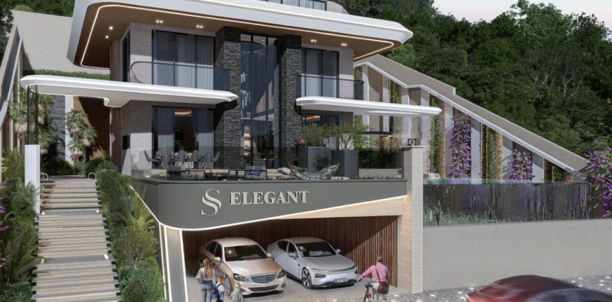 7+1 Lägenhet i Alanya, Antalya, Turkiet Nr. 216763