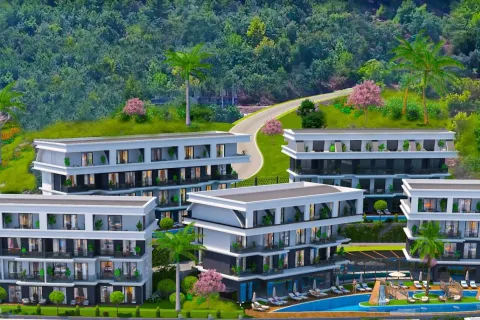 1+1 Lejlighed  i Alanya, Antalya, Tyrkiet Nr. 219622 - 14