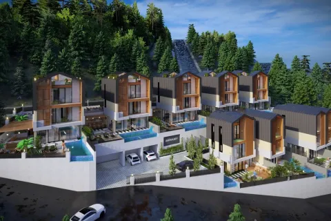 آپارتمان در  Alanya ، ترکیه 2 خوابه ، 110 متر مربع.  شماره 223972