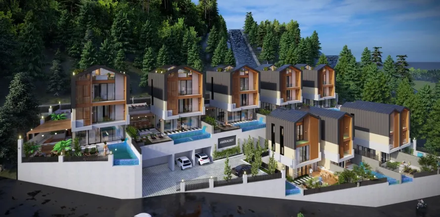 آپارتمان در  Alanya ، ترکیه 2 خوابه ، 110 متر مربع.  شماره 223972