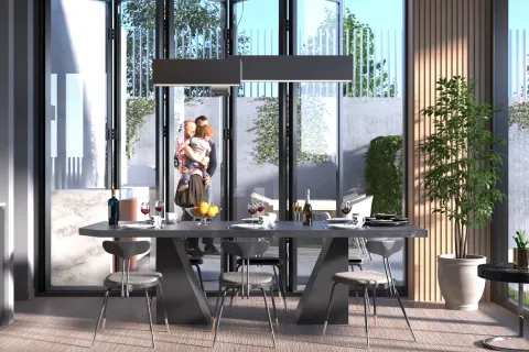 آپارتمان در  Alanya ، ترکیه 2 خوابه ، 110 متر مربع.  شماره 223972 - 2